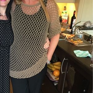 Theory crochet sweater